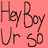 A static digital image with handwritten text and heart symbols on a pink background, divided into colored sections.