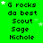 Green background with repeated text and white stars, showing animation of star positions changing across frames.