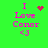 Green background with pink text reading "I Love Conor <3" and a heart symbol that changes from solid red to pixelated dots across frames.