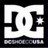 A black-and-white DC Shoes logo icon with a small star symbol, displayed in a with visible pixelation