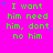 Bright pink background with repeated green text "I want him need him, don't no him" and small purple stars scattered throughout.