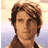 Pixelated static image of a person with brown hair against a gradient background, appearing as an AOL Instant Messenger buddy icon.