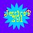 Four identical blue starburst-shaped icons with yellow text "Jessica 291" on a purple background, arranged in a