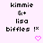 Pixelated text and symbols on a light purple background with two identical pink heart icons below.