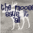 Pixelated static image of a white horse silhouette with dark blue text reading 'the moose says it' over a gray background.