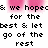 Pixelated black text on white background with pink gradient accents, displaying a phrase about hope and letting go.