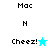 Pixelated text and star symbols on white and cyan backgrounds with one star changing from cyan to white.