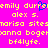 Pixelated text on bright pink background with yellow and blue elements, including a heart symbol replacing part of the name.