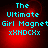 Cyan text on red background reads "The Ultimate Girl Magnet xXNDCHx" with subtle pixelated glow effects.