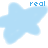 Light blue cloud-shaped icon with text variations and small pink symbols, animated