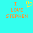 Pixelated cyan background with orange text 'I LOVE STEPHEN' and a yellow heart symbol above the left 'I'.