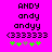 Pixelated text and symbols on a bright pink background with green and brown star-like shapes.
