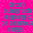 A static image with cyan text on a bright pink background featuring repeated phrases about getting autographs and becoming famous singers.
