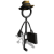 Animated stick figure with brown hat and black briefcase walking in a sequence of poses.
