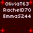 Dark red background with white pixelated text listing three usernames and scattered red plus signs, displayed in two identical horizontal