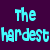 A static image of a pixelated text-based icon with cyan lettering on a dark purple background, partially cropped at the bottom right corner.