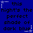 Dark blue background with repeated text and star-shaped pixel elements in white and light purple.