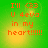 Green background with orange text reading 'I'll <3 U 4eva in my heart!!!!!!' displayed across four