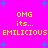 Bright pink background with blue starbursts and yellow pixelated text repeating 'OMG its...' above 'EMILICIOUS EMILICIOUS' in two