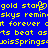 Blue background with yellow pixelated text repeating phrases like 'gold stars' and 'skys remin' in a pattern
