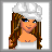 Animated contact sheet of a pixel art character named Katie with multiple frames showing facial expressions, body parts, and text variations.