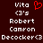 A dark brown background displays white pixelated text and a red heart symbol, with the heart changing from solid to outlined between two views.