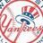 Pixelated red circular border encloses a blue and white stylized figure with red accents on a white background.