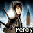 Four character portraits with text labels: Percy, Annabeth, Grover, and a blank