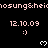 A black background displays repeated pink text, date stamps, and pixelated icons including smiley faces and hearts.