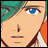 A pixelated anime-style character face with teal hair and blue eyes on the left, next to a black background with white text "Anime IM" above smaller text "COM" on the right.