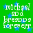 Green background with blue stars and white text reading "michael jordan breads for err."