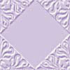 A static square icon with a light purple center bordered by white and gray ornate scrollwork patterns.