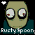 Pixelated character with large eyes and a neutral expression, wearing dark teal clothing, displayed in four with varying heart symbols above