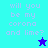 Pixelated text reads "will you be my corona and lime?" on cyan, blue, purple, and light blue backgrounds with a star icon.