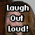 A four- with text overlays and a cartoon character, featuring 'Laugh Out Loud!', 'Lol!', and 'Te He He' text elements