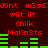 Red pixelated text and green bar graphs on a dark red background, with repeated phrases and animated green bars shifting horizontally.