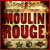Static pixel art of 'MOULIN ROUGE' in bold red letters on a textured beige background with decorative elements.