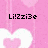 Pixelated pink background with white heart outlines and three text phrases in black pixel font.