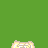 Pixel art character with blonde pigtails and green-and-white striped shirt walking across a patterned background.