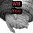 A grayscale animated sequence shows a figure with long hair making hand gestures, displaying red text blocks that change from 'Will You' to 'Be My' and then 'BFF?' against a white background.