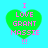 Green heart-shaped icon with pink text "I LOVE GRANT MASSIE !!!" on cyan background, showing subtle animation changes in pixel density and spacing.