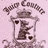 Pixelated icon shows a dark figure in a glass case with arched text above, set against light pink background.