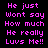 Pixelated text in bright pink on black background with white highlight boxes shifting across of repeated phrases