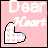 Pixelated icon with pink background featuring 'Dear Heart' text and a heart-shaped object patterned with small hearts.