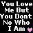 A 4-frame animated contact sheet showing repeated text with heart symbols changing color across frames on a black background.