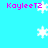 Pixelated cyan background with pink text and white snowflakes in a repeating pattern.