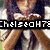 A pixelated image shows a person in a white shirt with an orange strap, holding a phone, and another person in a blue top under a tree with a white object, with partial text overlay.