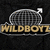 A contact sheet of two animated frames showing a tennis racket logo with "WILDBOYZ" text and a red "VIVA LA BAM" logo with a stick figure, both on dark backgrounds.
