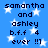 Blue background with white stars and repeated text 'samantha and ashley b.f.f 4 ever !!1' in dark blue pixelated font.