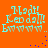 Cyan pixelated text on orange background with blue dots forming a curved path across four views.